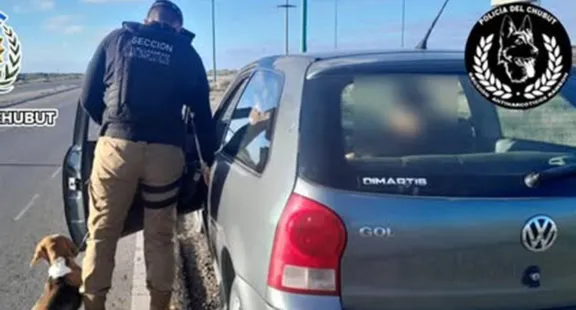 Secuestran marihuana durante un control vehicular en Rawson