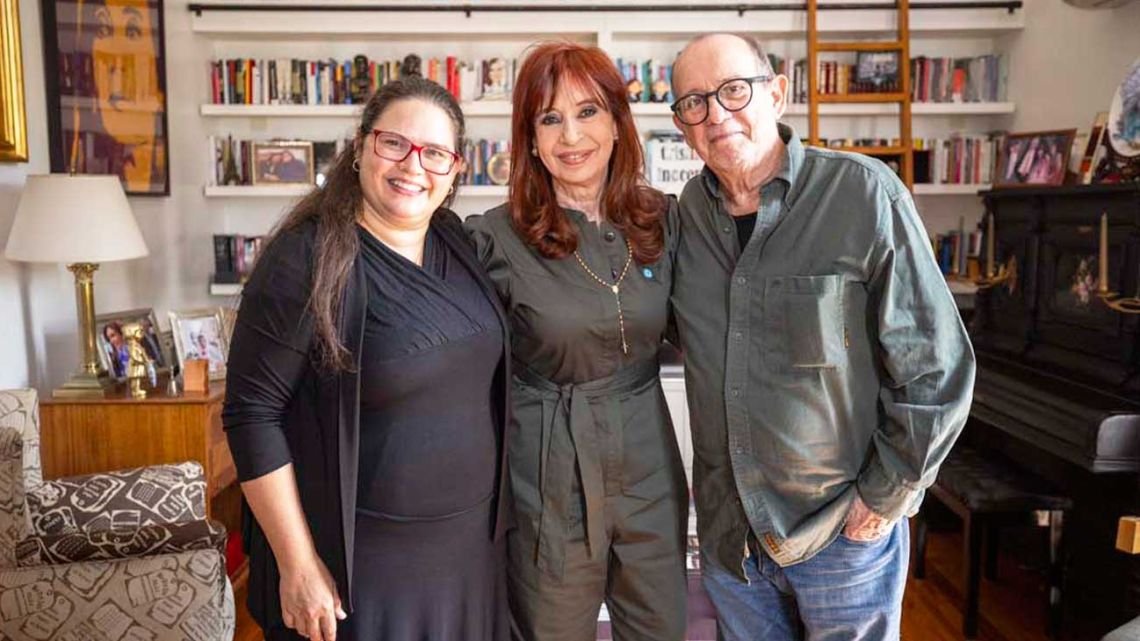 Silvio Rodríguez con Cristina Kirchner