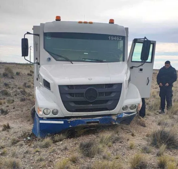 Un camión de caudales sufre despiste en Ruta 3 entre Trelew y Puerto Madryn