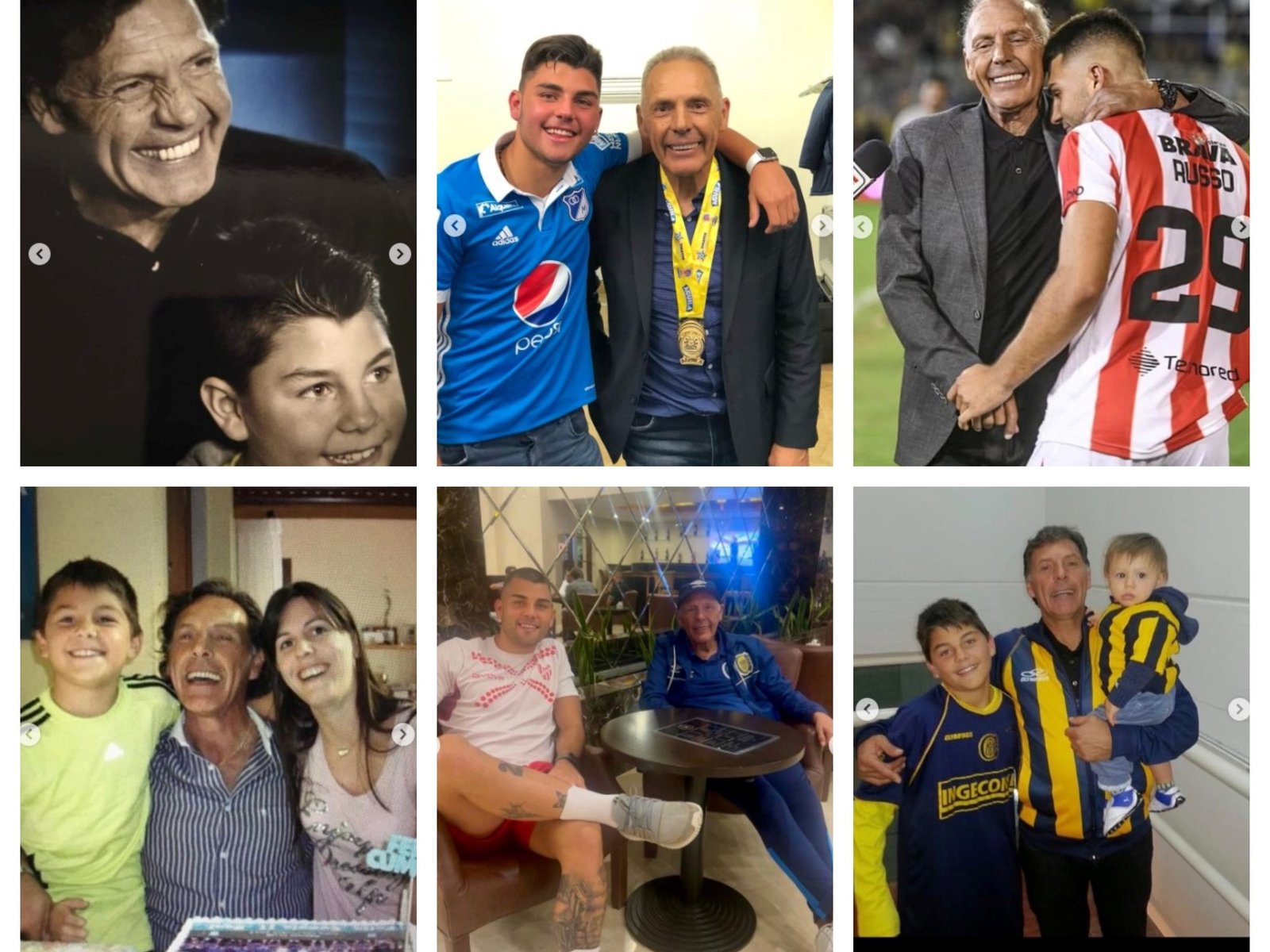 del «te amo» al agradecimiento a Riquelme por su «último deseo»