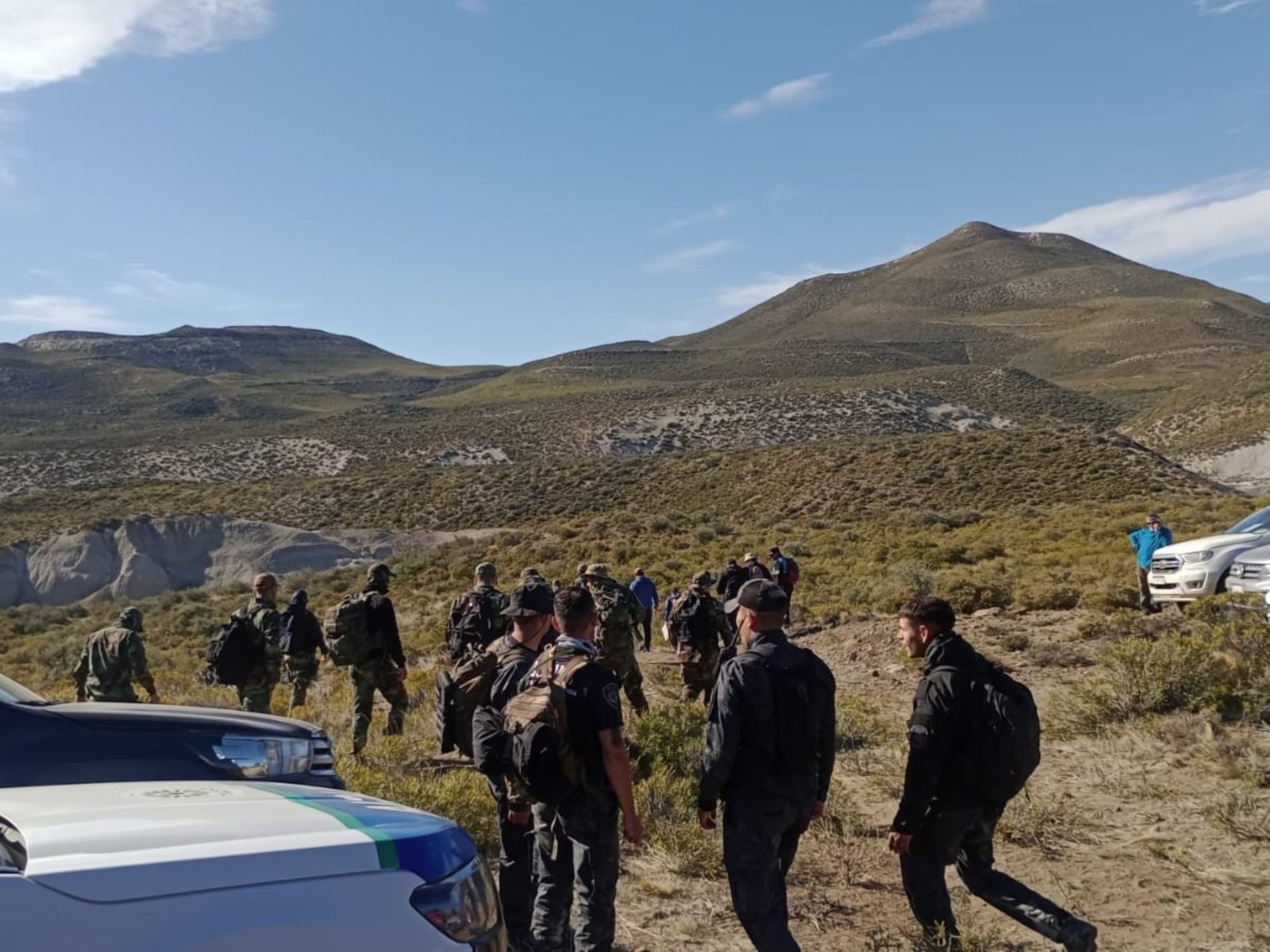 encontraron huellas en un sendero