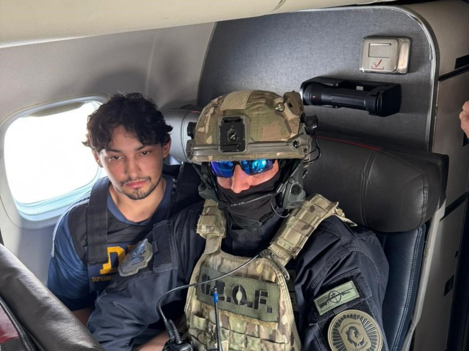 las fotos y los videos del traslado a Argentina de Matías Ozorio, mano derecha de Pequeño J