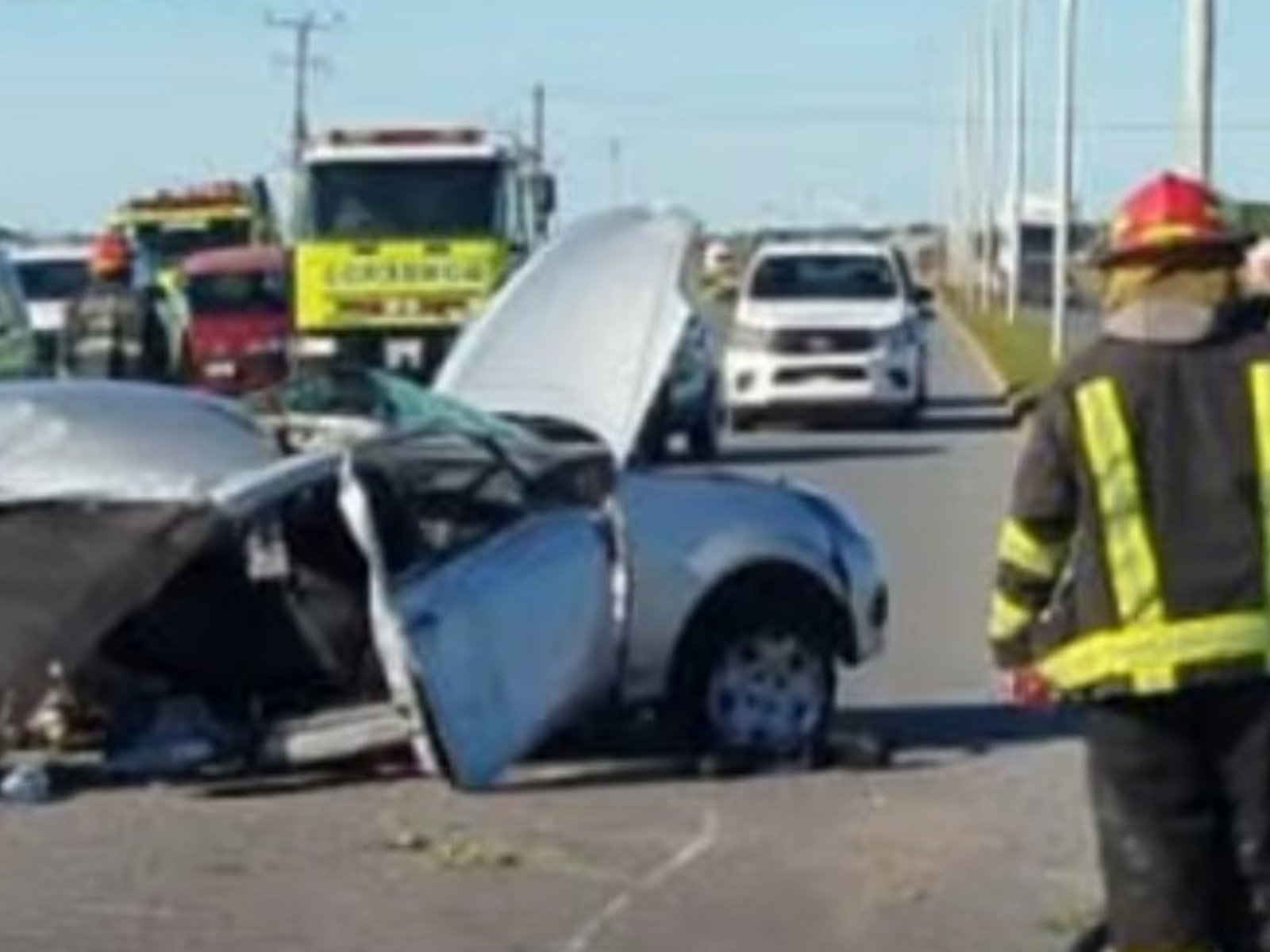 murió un nene de dos años al chocar el auto en el que viajaba contra una columna en Santa Clara del Mar