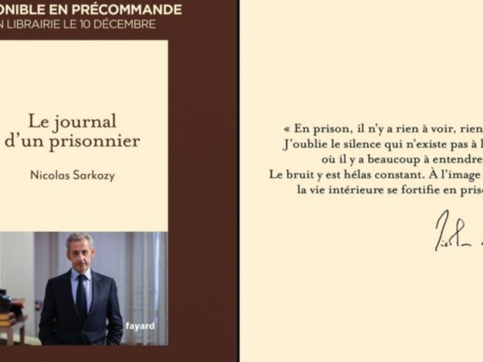 Así es «Diario de un preso», el libro del expresidente francés Nicolas Sarkozy desde la cárcel
