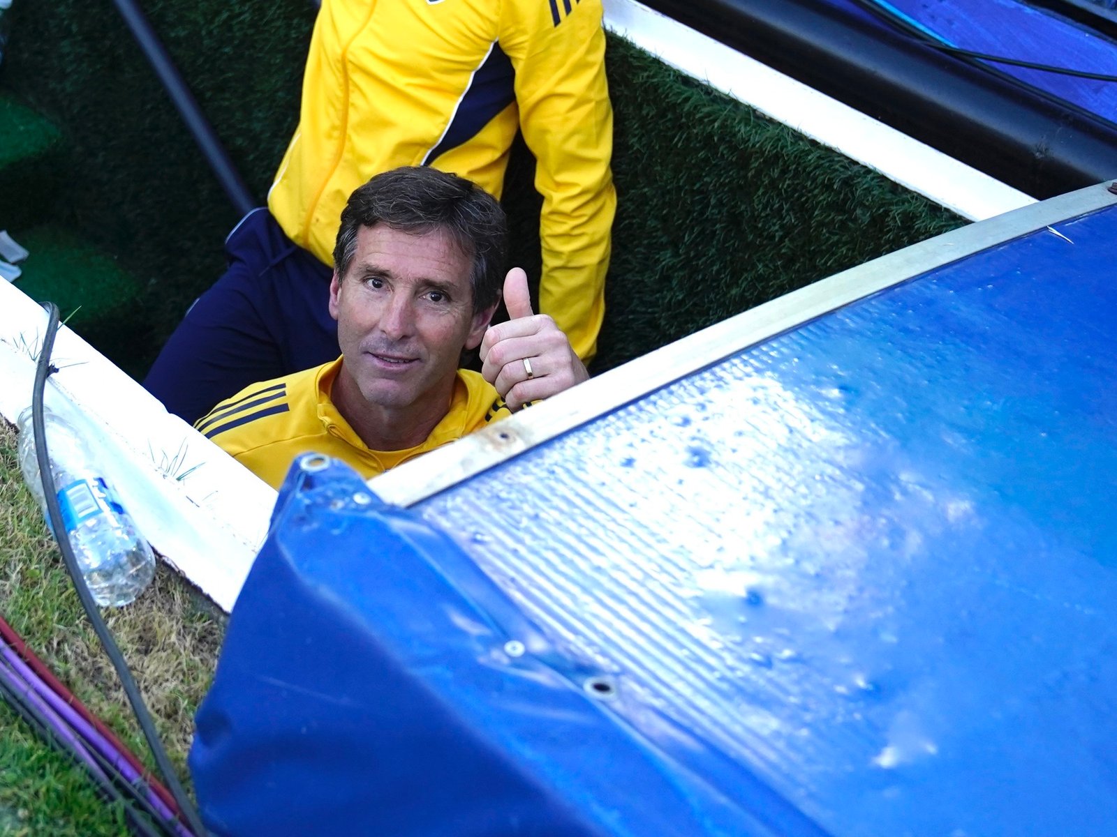 Claudio Úbeda tuvo una emotiva dedicatoria a Russo por el triunfo en el Superclásico y habló sobre su futuro en Boca: «No depende de mí»