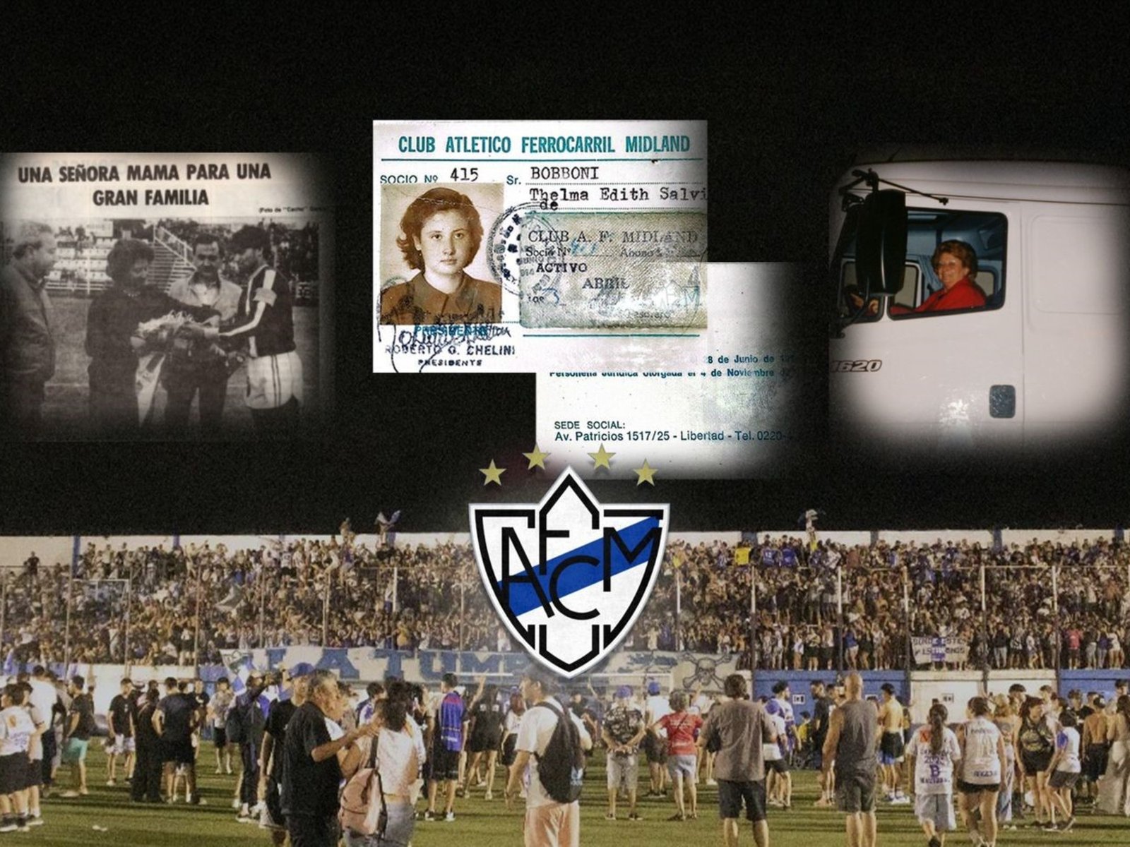 Edith Thelma Salvi, la dama de hierro que hizo grande a Midland, se sentaba en la mesa con Grondona y daba la arenga en el vestuario mirando el techo :: Olé