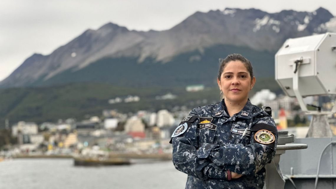 La correntina que fue jefa de Sanidad en el destructor ARA “La Argentina” durante el ejercicio UNITAS