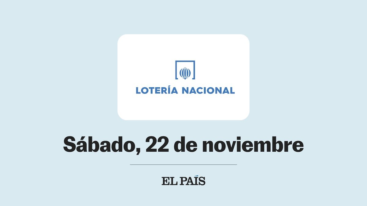 Lotería Nacional: comprobar el sorteo del sábado 22 de noviembre | Sorteos: Loterías y ONCE