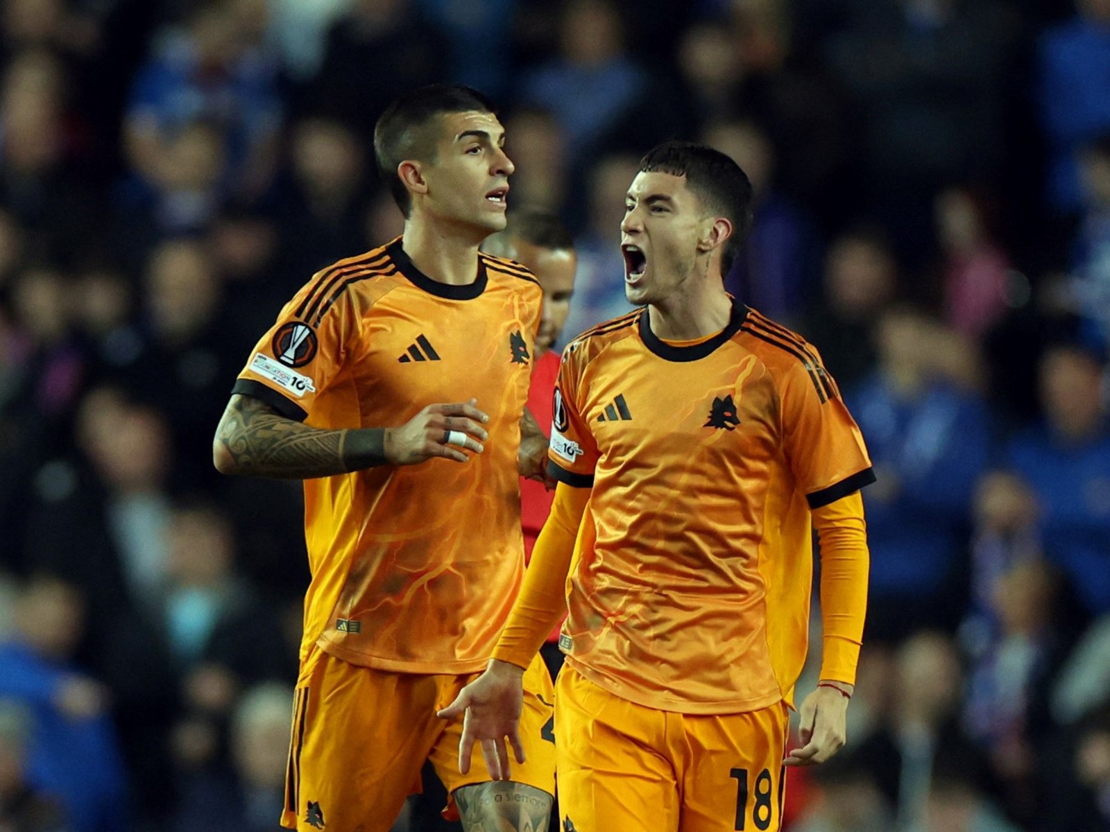 Matías Soulé volvió a quedar afuera de la convocatoria de la Selección Argentina, pero sigue en modo goleador en la Roma, que le ganó al Rangers en la Europa League