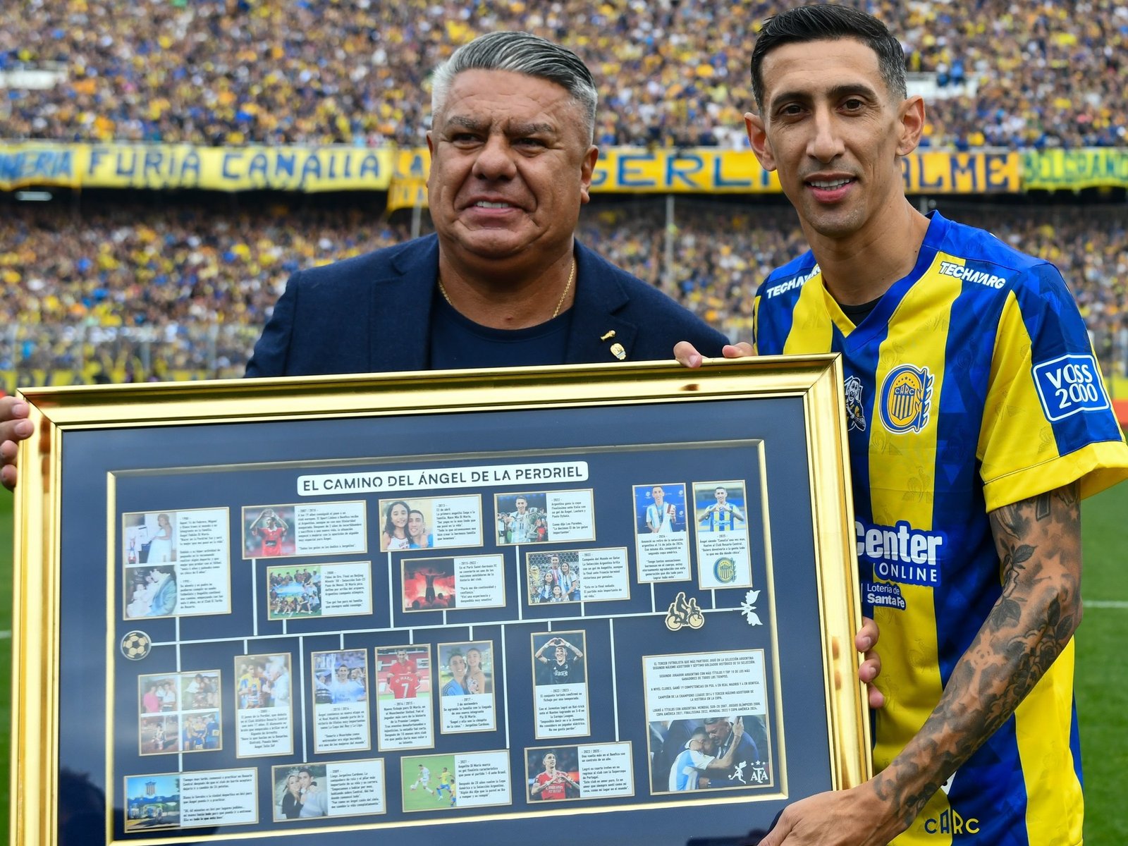 Rosario Central es campeón por ser el mejor de la tabla anual y le cumplió el sueño a Di María