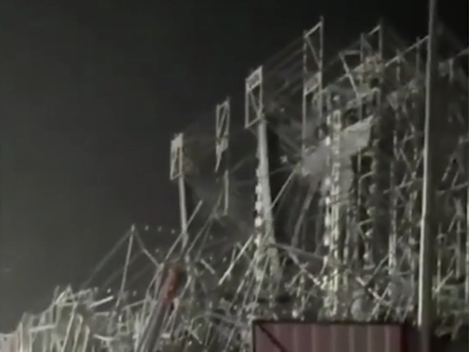 el video de cómo colapsó