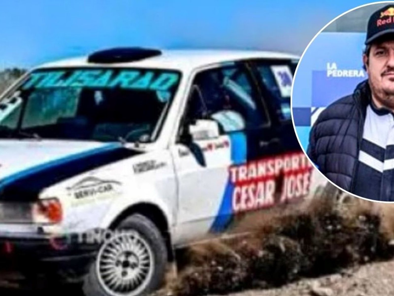 murió el piloto César Pérez tras chocar y quedar atrapado dentro de un auto en llamas