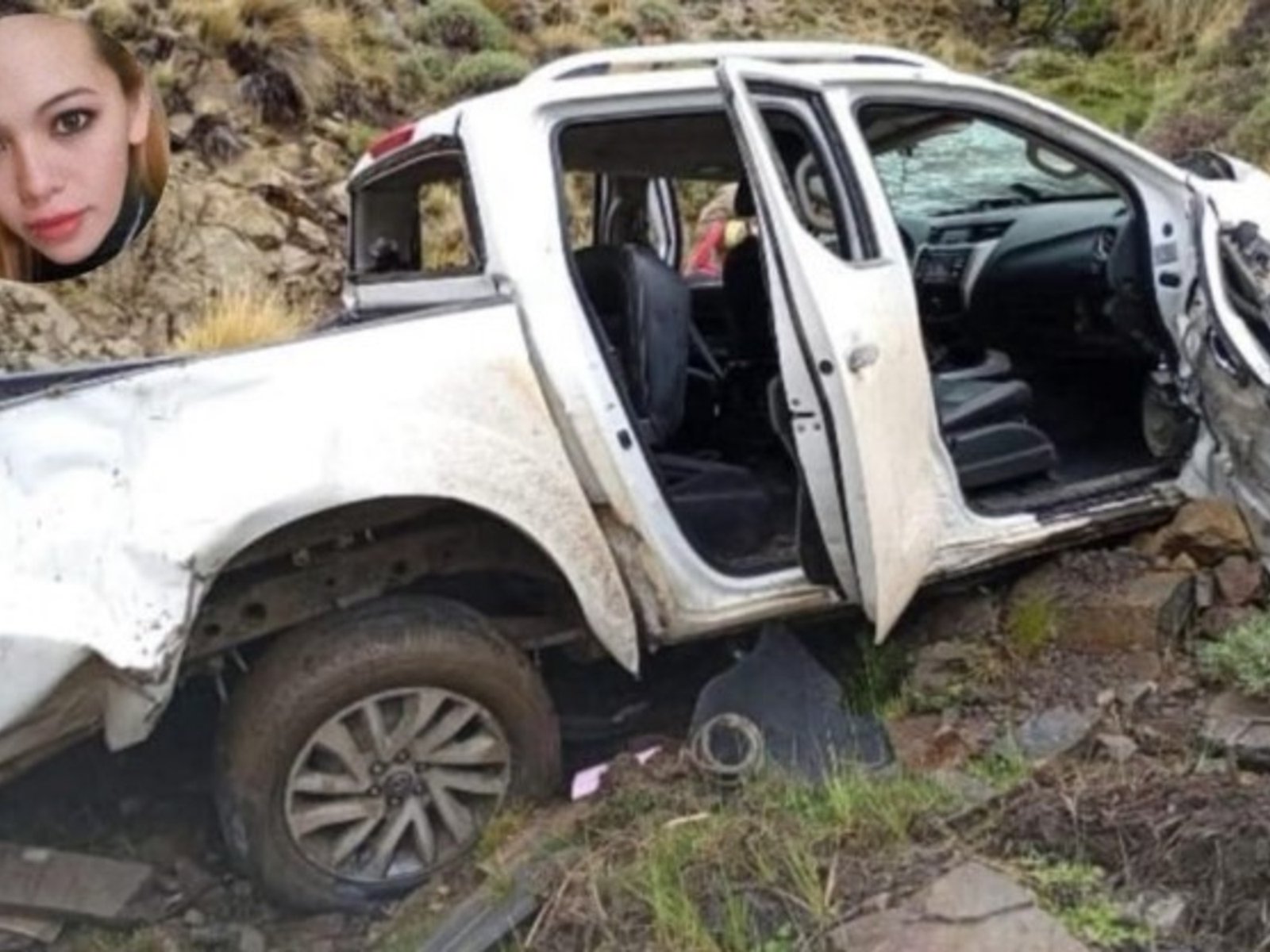 tiró su camioneta por un barranco para matar a su pareja