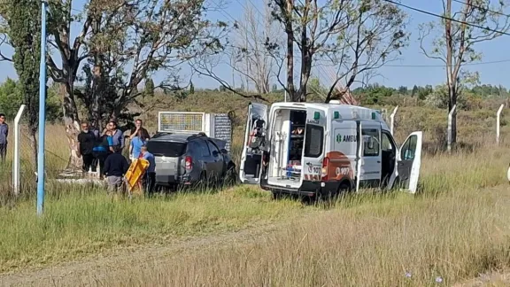 Accidente en Ruta 7: camioneta despistó e impactó contra columna