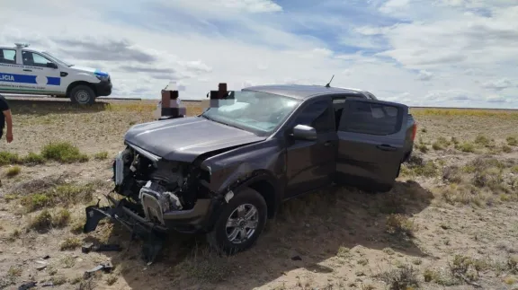 Accidente en Ruta Nacional 3: una camioneta impactó contra un guanaco, pero no se registraron heridos