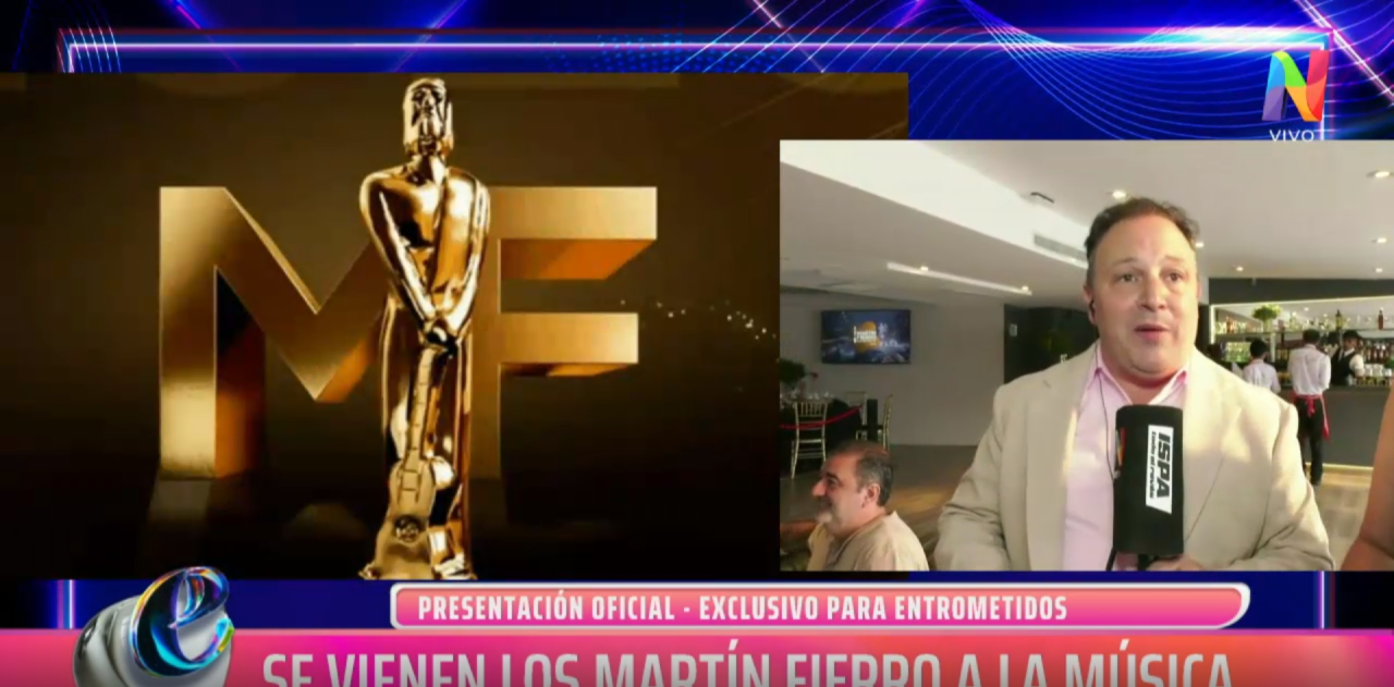 Exclusivo de 'Entrometidos': la primera edición de los Martín Fierro a la Música tiene fecha y lugar