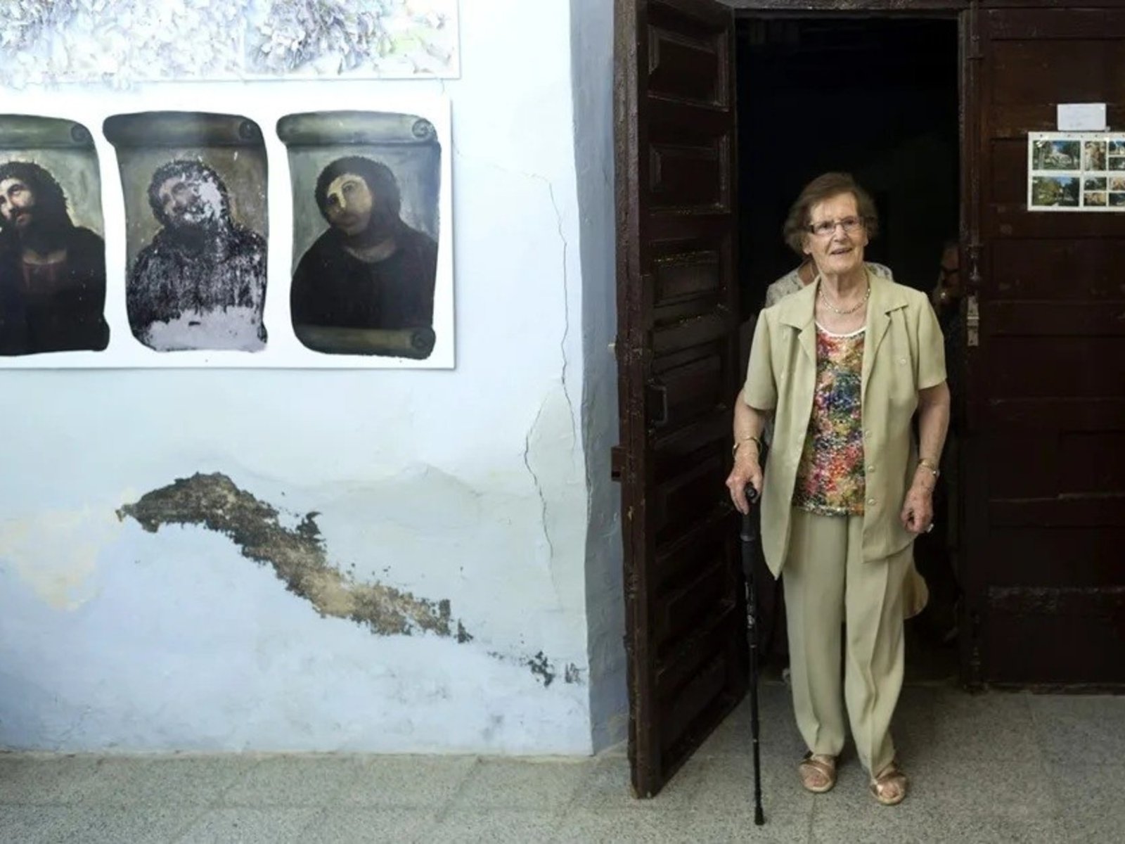 Murió la mujer que «restauró» el Ecce Homo de Borja y transformó un error en un fenómeno global