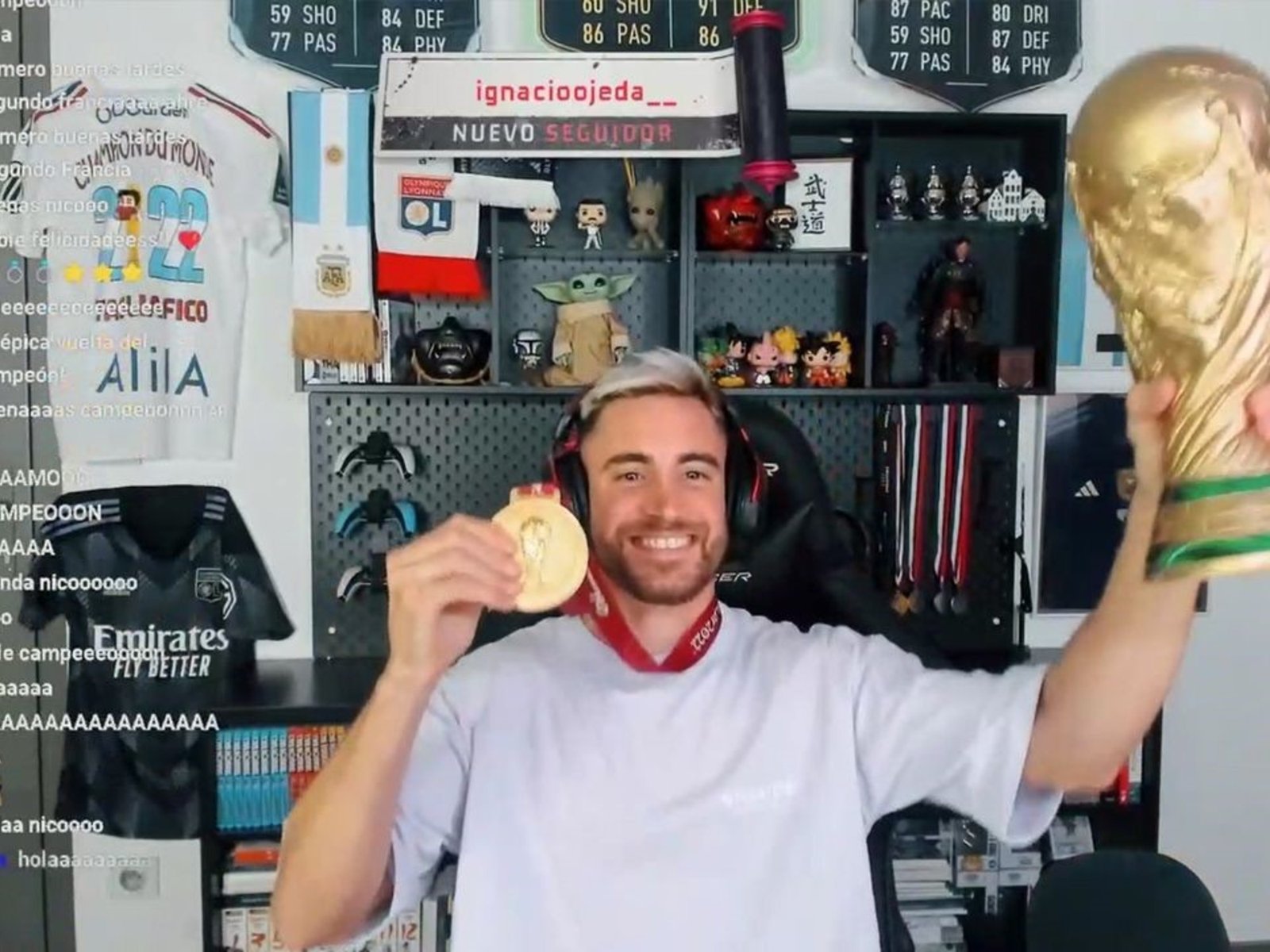 Nicolás Tagliafico reaccionó en vivo al sorteo del Mundial 2026 y analizó a los rivales de Argentina: «Son tres equipos ganables»