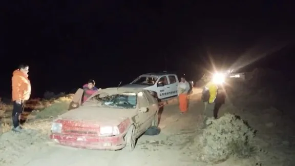 Rescatan a una familia extraviada cerca de Paso de Indios