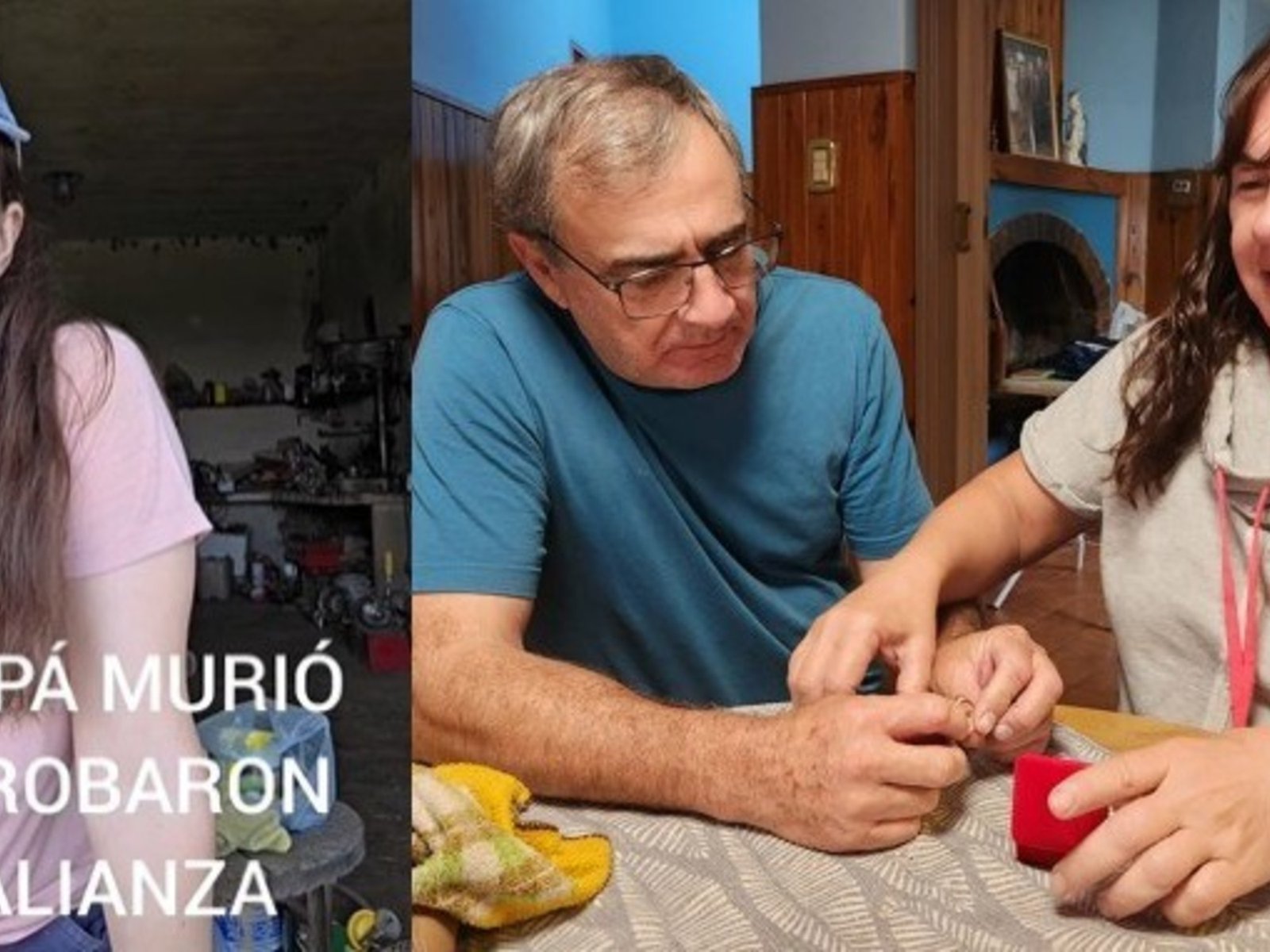 Su papá murió en la ruta, le robaron la alianza y ruega que la devuelvan para dársela a «su gran amor»