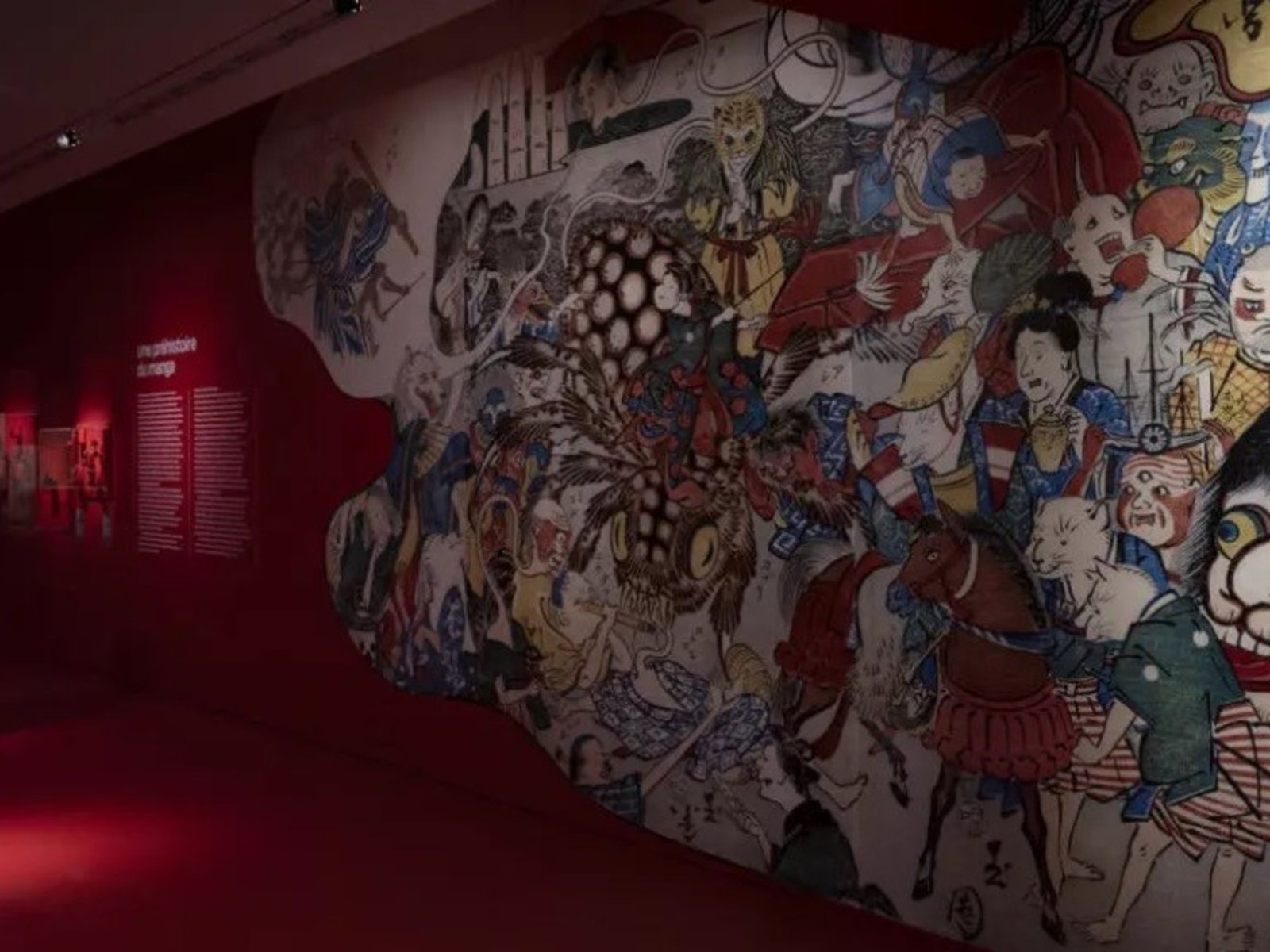 el museo Guimet exhibe la historia completa del manga
