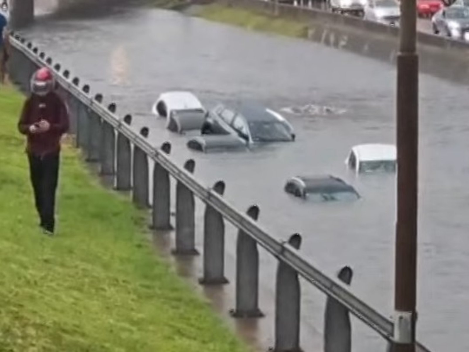 los videos más impactantes del temporal en el Gran Buenos Aires