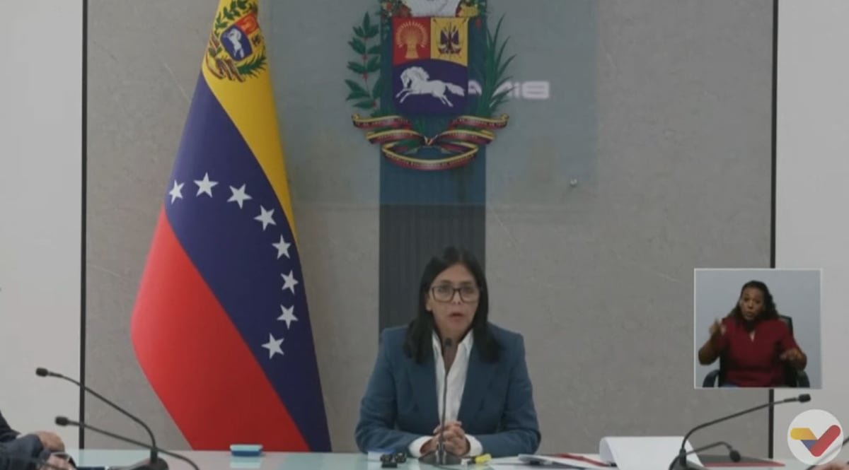 Delcy Rodríguez, vicepresidenta de Venezuela: “Hay un solo presidente y es Nicolás Maduro”