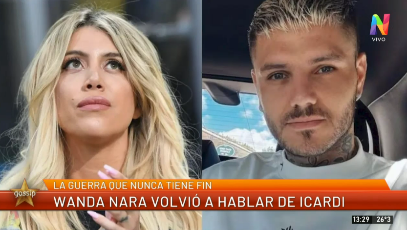 Escaló la guerra entre Wanda Nara y Mauro Icardi tras la publicación de chats privados