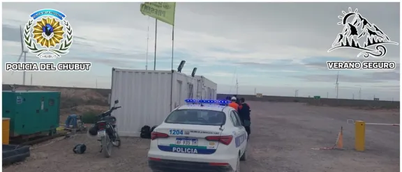 Estaban cortando cables de cobre y los sorprendieron