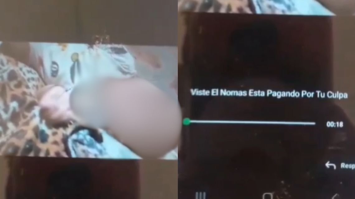 Filmó cómo golpeaba a su bebé y envió el video a su ex: horror por un caso de maltrato infantil en Chaco