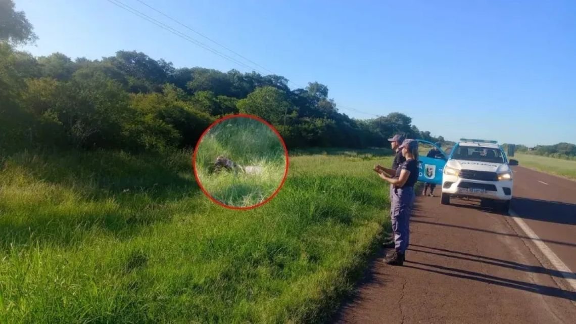Hallazgo macabro sobre la Ruta 16: investigan la muerte de un hombre encontrado sin vida cerca de Puerto Tirol