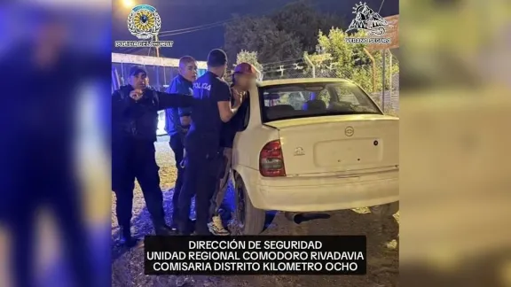 Intentó atropellar a una policía tras una persecución en Comodoro