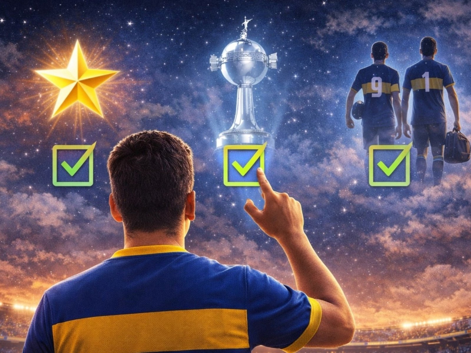 Los deseos de Boca en el brindis de Año Nuevo :: Olé