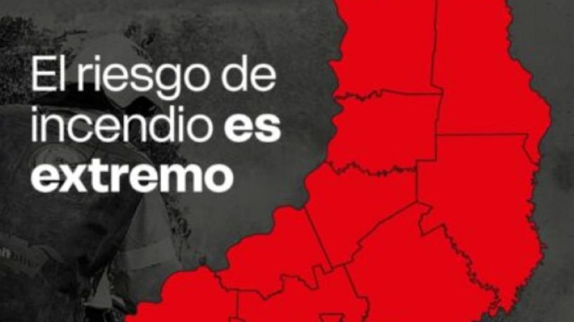 Misiones: el riesgo de incendios es extremo y el gobierno refuerza las medidas de prevención