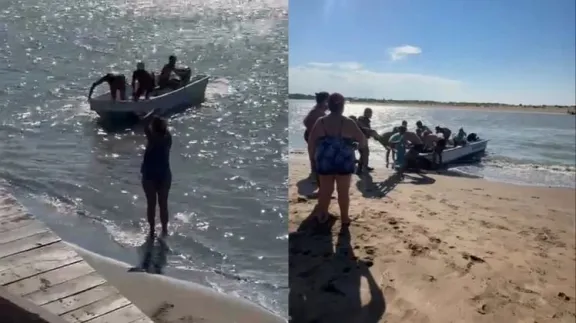 Murió una persona por el meteotsunami en Mar Chiquita