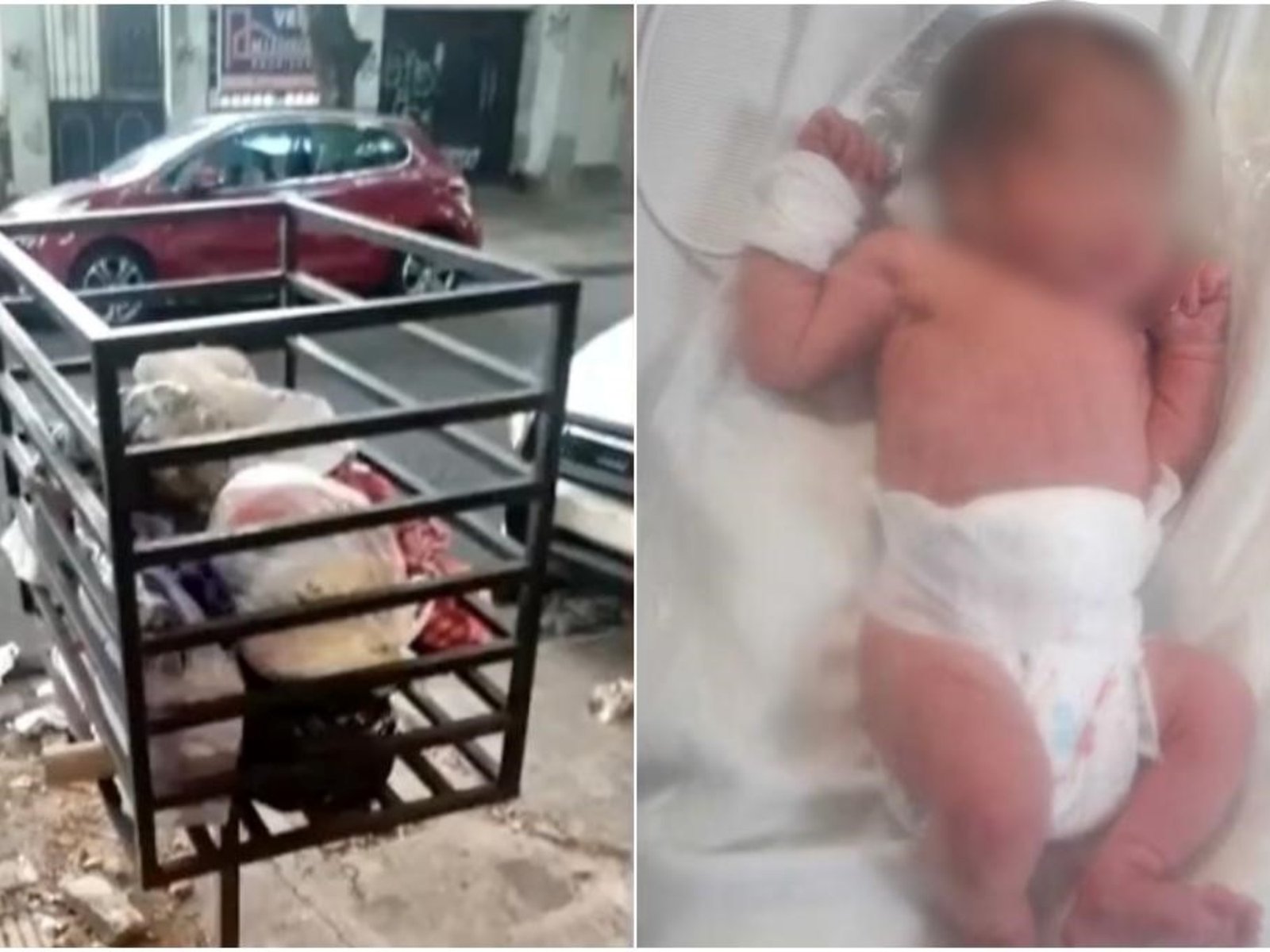 Rescataron a una bebé recién nacida en un cesto de basura en San Martín