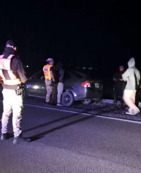 Sarmiento: lo pararon en un control de rutina y descubrieron que llevaba un arma