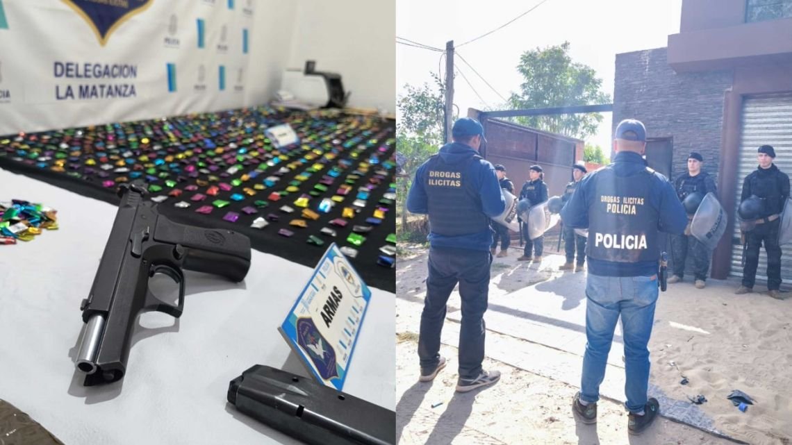 Un amplio operativo anti drogas en el Conurbano terminó con 7 detenidos y un sospechoso ahogado