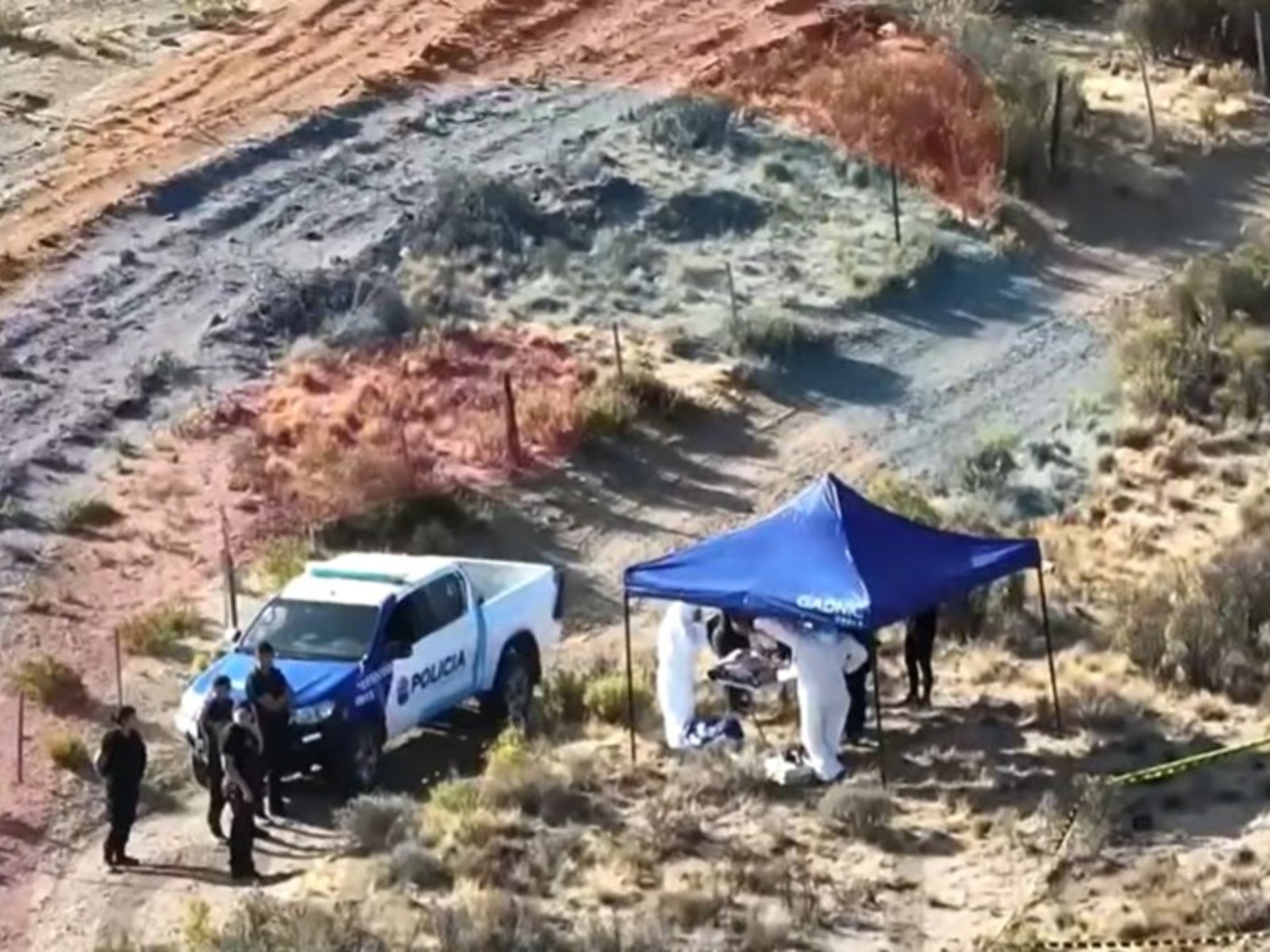 el impactante hallazgo de un runner en Santa Cruz