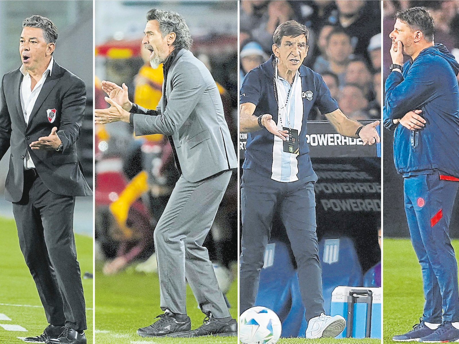 entre la dificultad de hacer equilibrio en una cornisa permanente y la obligación de ganar