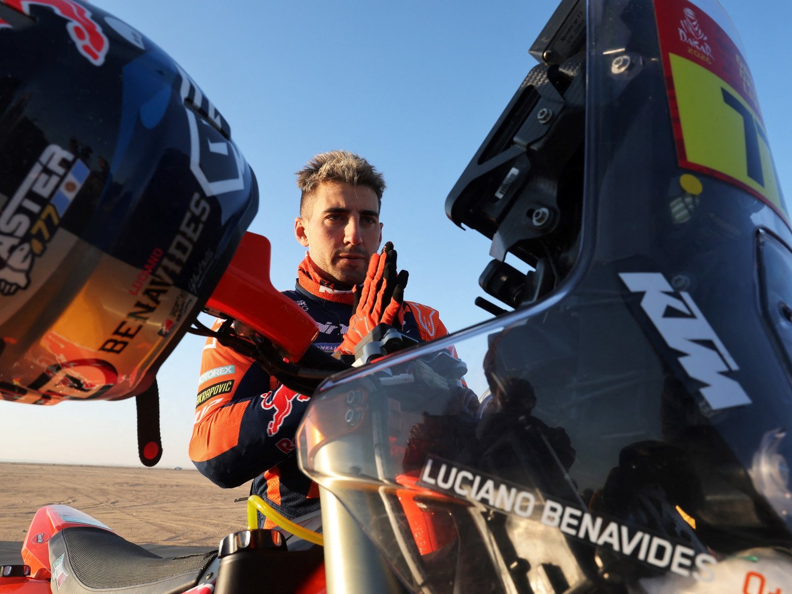 por qué el americano que pelea la cima del Dakar con Luciano Benavides prefiere que el argentino lidere