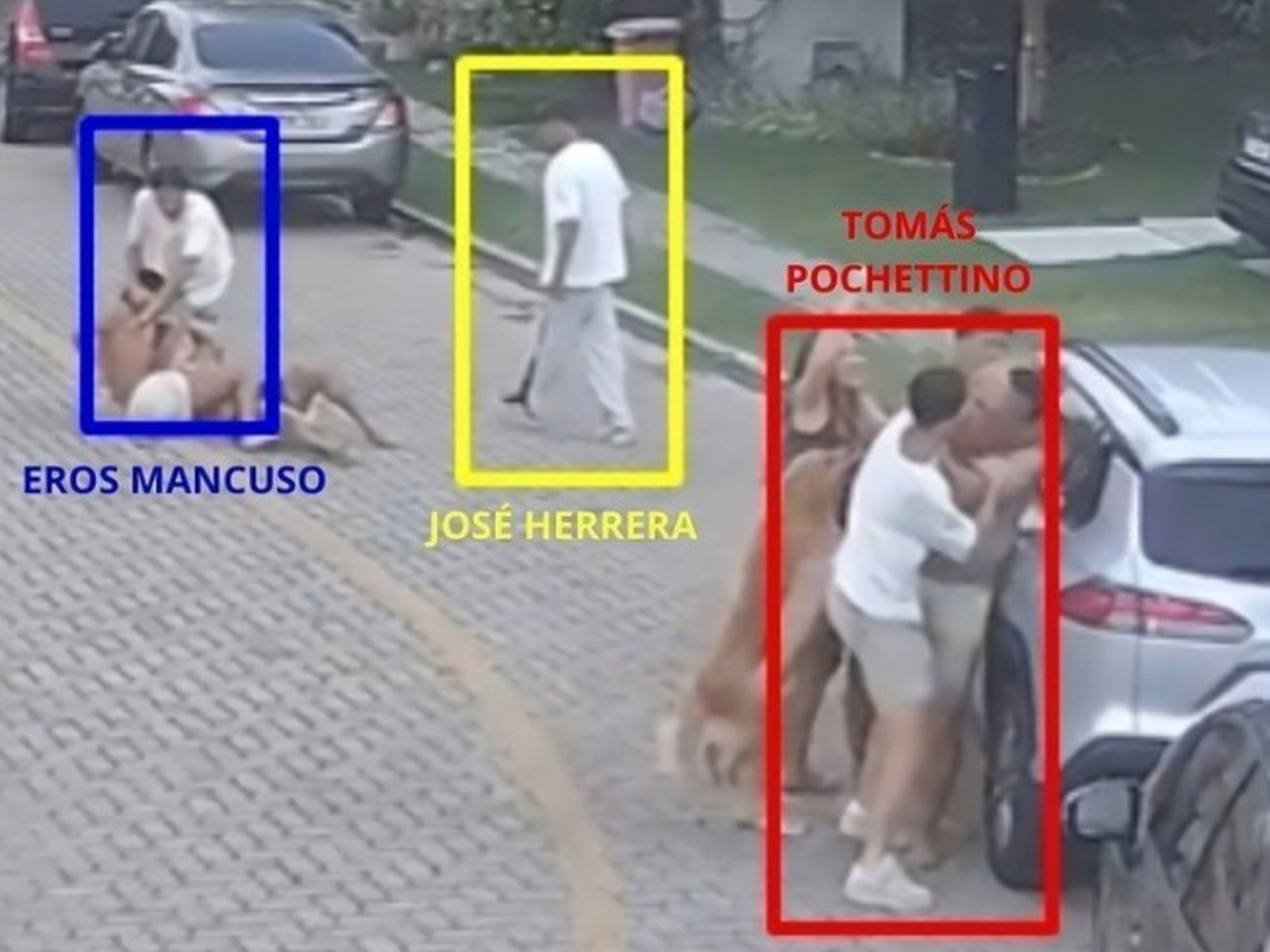 se conoció el video de la pelea de los tres argentinos de Fortaleza en Año Nuevo