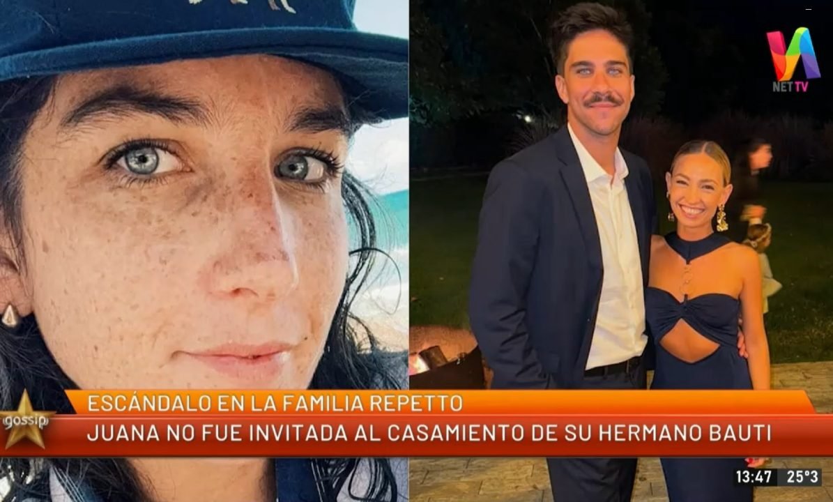 ¡Escándalo en el clan Repetto! Juanita no fue invitada al casamiento de su hermano y explotó