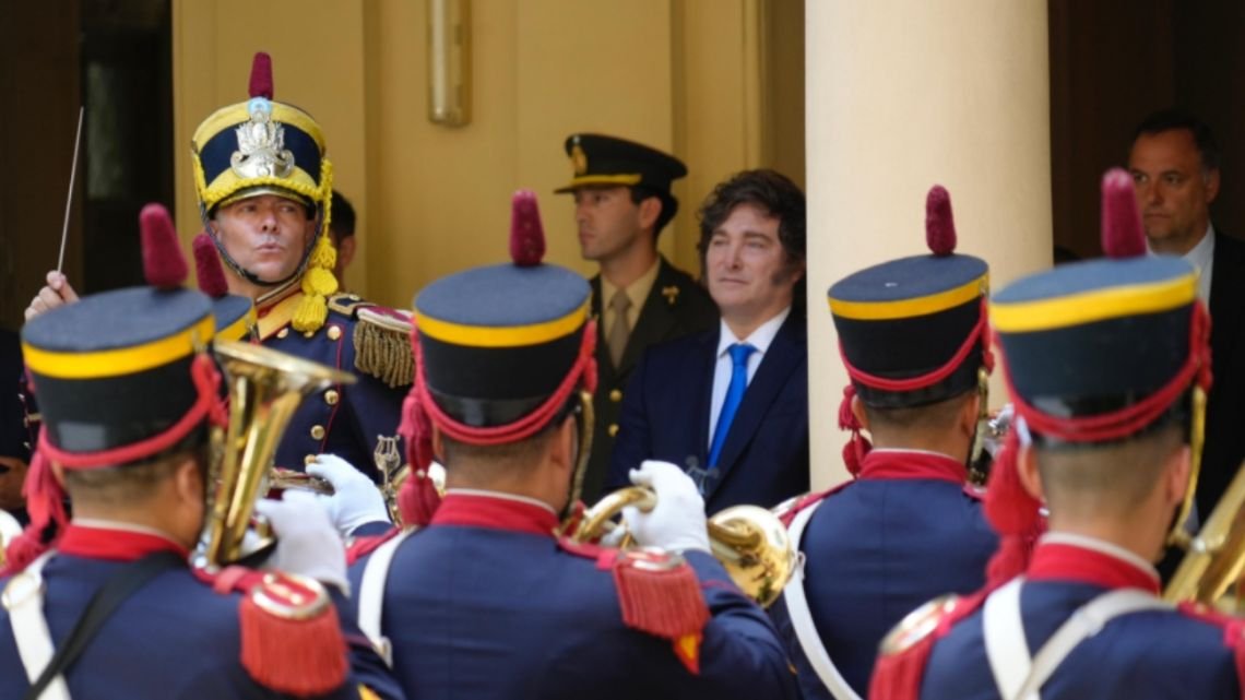 EN VIVO: Javier Milei hablará en San Lorenzo en al acto por el sable de San Martín
