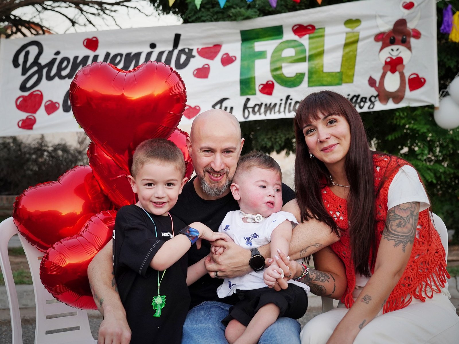 El esperado viaje de regreso a casa de Felipe, el bebé que recibió un corazón en un trasplante inédito en América Latina