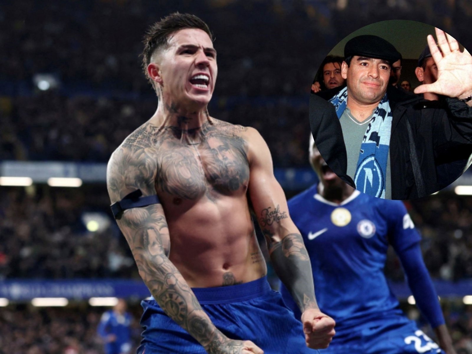 Enzo Fernández reveló tener una conexión especial con Diego Maradona a pesar de no haberlo conocido :: Olé