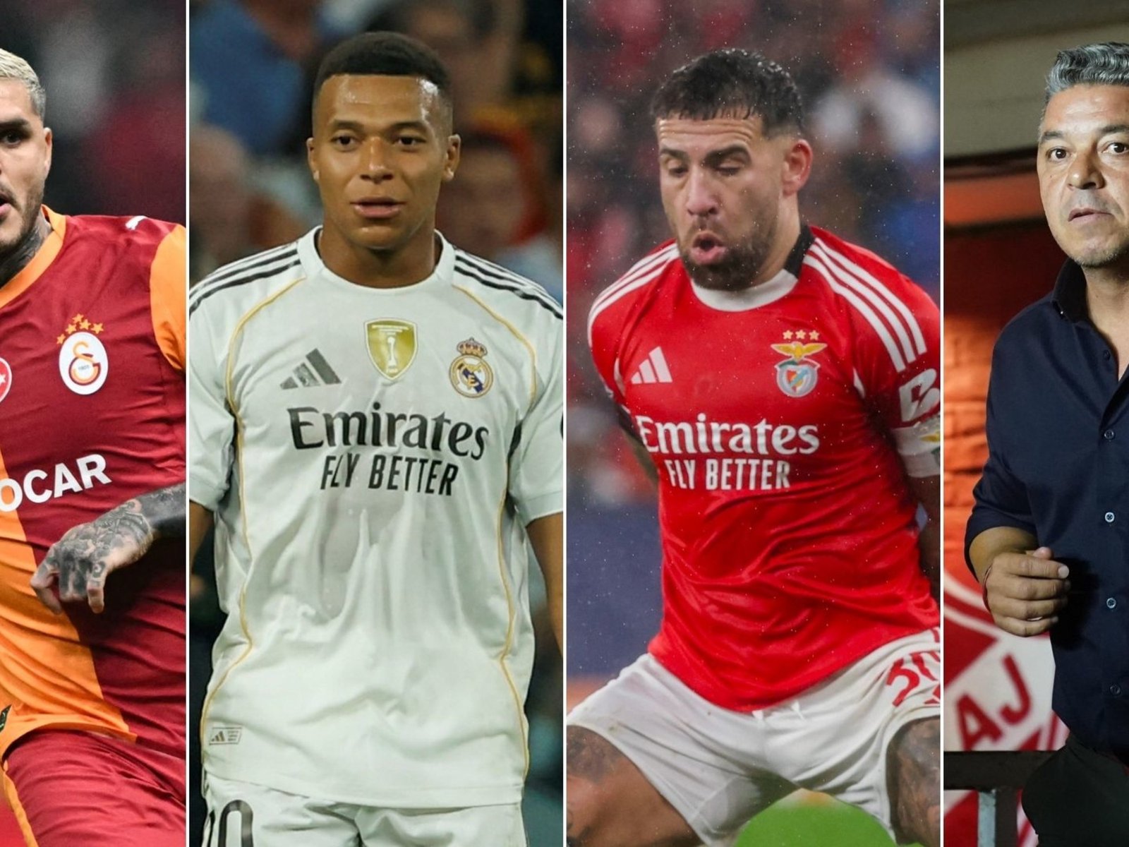 Icardi, Otamendi y Mastantuono por Champions y River a todo o nada por Copa Argentina