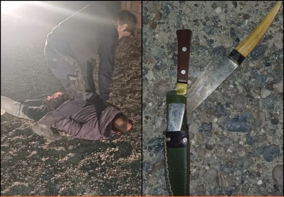 Lo denunciaron por amenazas y, cuando lo atraparon, estaba armado con dos cuchillos
