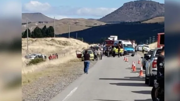 Operativo de emergencia tras un fuerte accidente en la zona cordillerana