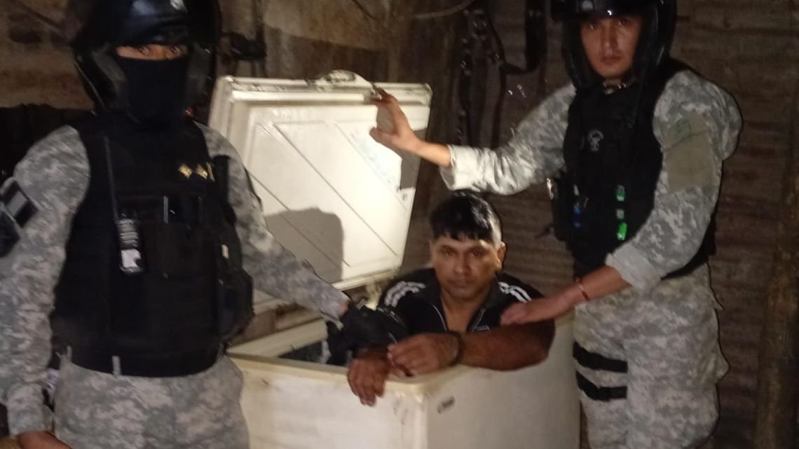 Recapturaron a un prófugo de Chaco que violó la prisión domiciliaria y se escondía dentro de un freezer en una chanchería